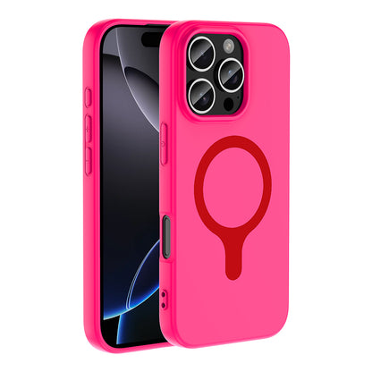 Apple iPhone 16 Pro Kılıf M-Safe Şarj Özellikli Zore Aris Silikon Kapak