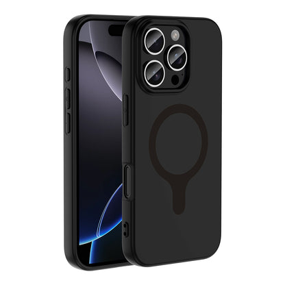 Apple iPhone 16 Pro Kılıf M-Safe Şarj Özellikli Zore Aris Silikon Kapak