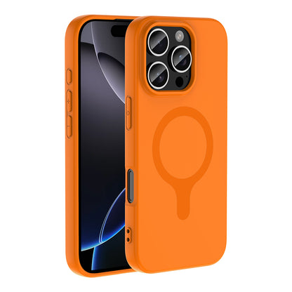 Apple iPhone 16 Pro Kılıf M-Safe Şarj Özellikli Zore Aris Silikon Kapak
