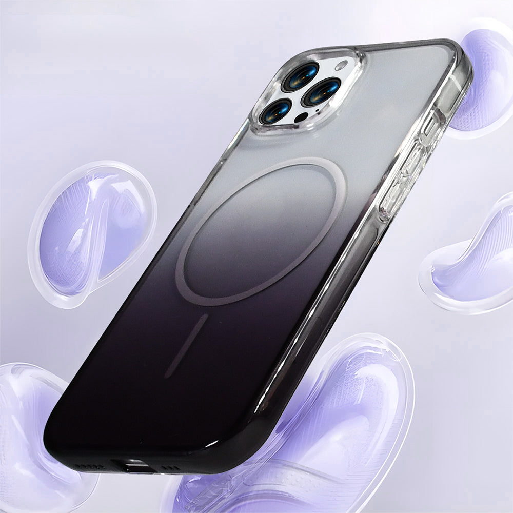 Apple iPhone 16 Pro Kılıf M-Safe Şarj Özellikli Zore Septik Silikon Kapak Mor