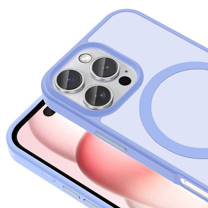 Apple iPhone 16 Pro Kılıf M-safe Şarj Özellikli Mat Arka Yüzey Zore Sio Kapak Lila