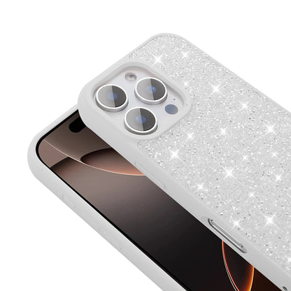 Apple iPhone 16 Pro Max Kılıf Parlak Taşlı Tasarım Zore Pırlanta Kapak Pembe