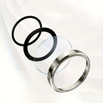 Apple iPhone 16 Pro Max Zore Mikro Kamera Lens Koruyucu Gri