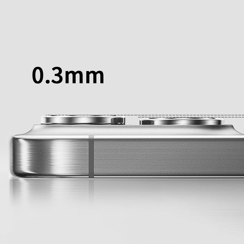 Apple iPhone 16 Pro Zore Mikro Kamera Lens Koruyucu Gümüş