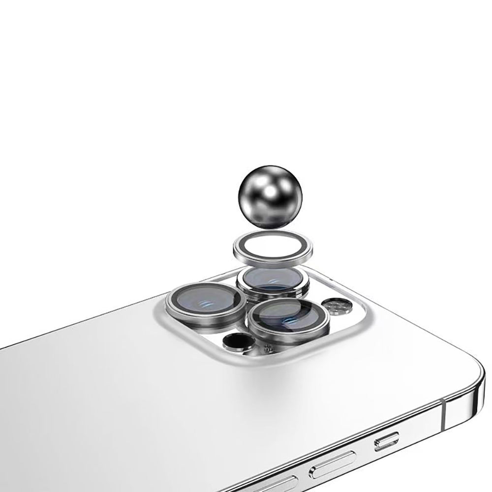 Apple iPhone 16 Pro Zore Mikro Kamera Lens Koruyucu Desert Titanyum