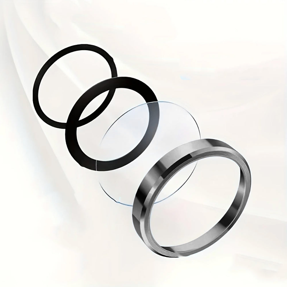 Apple iPhone 16 Pro Zore Mikro Kamera Lens Koruyucu Gri