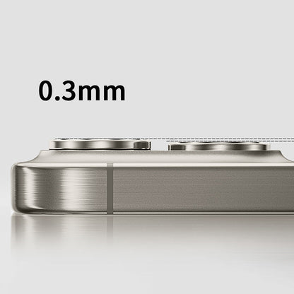 Apple iPhone 16 Pro Zore Mikro Kamera Lens Koruyucu Gri