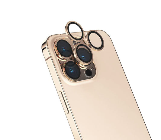 Apple iPhone 16 Pro Zore Mikro Kamera Lens Koruyucu Desert Titanyum