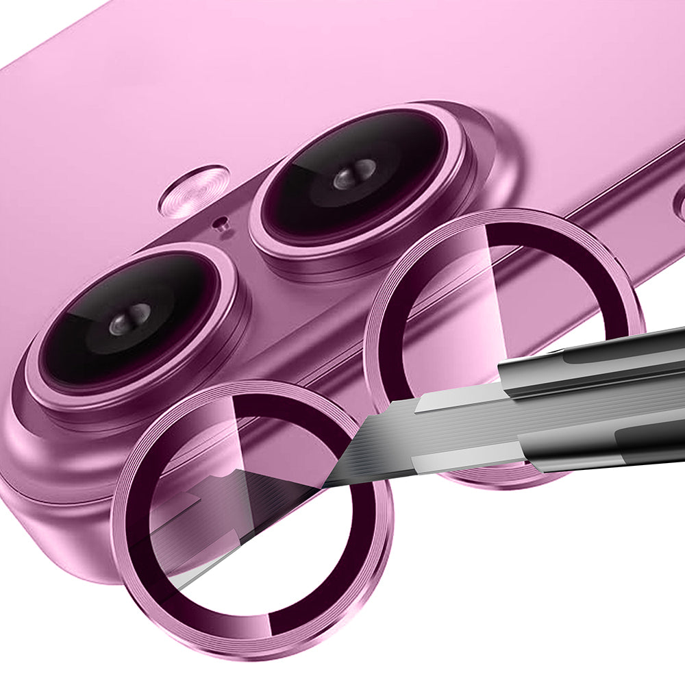 Apple iPhone 16 Zore Mikro Kamera Lens Koruyucu Siyah