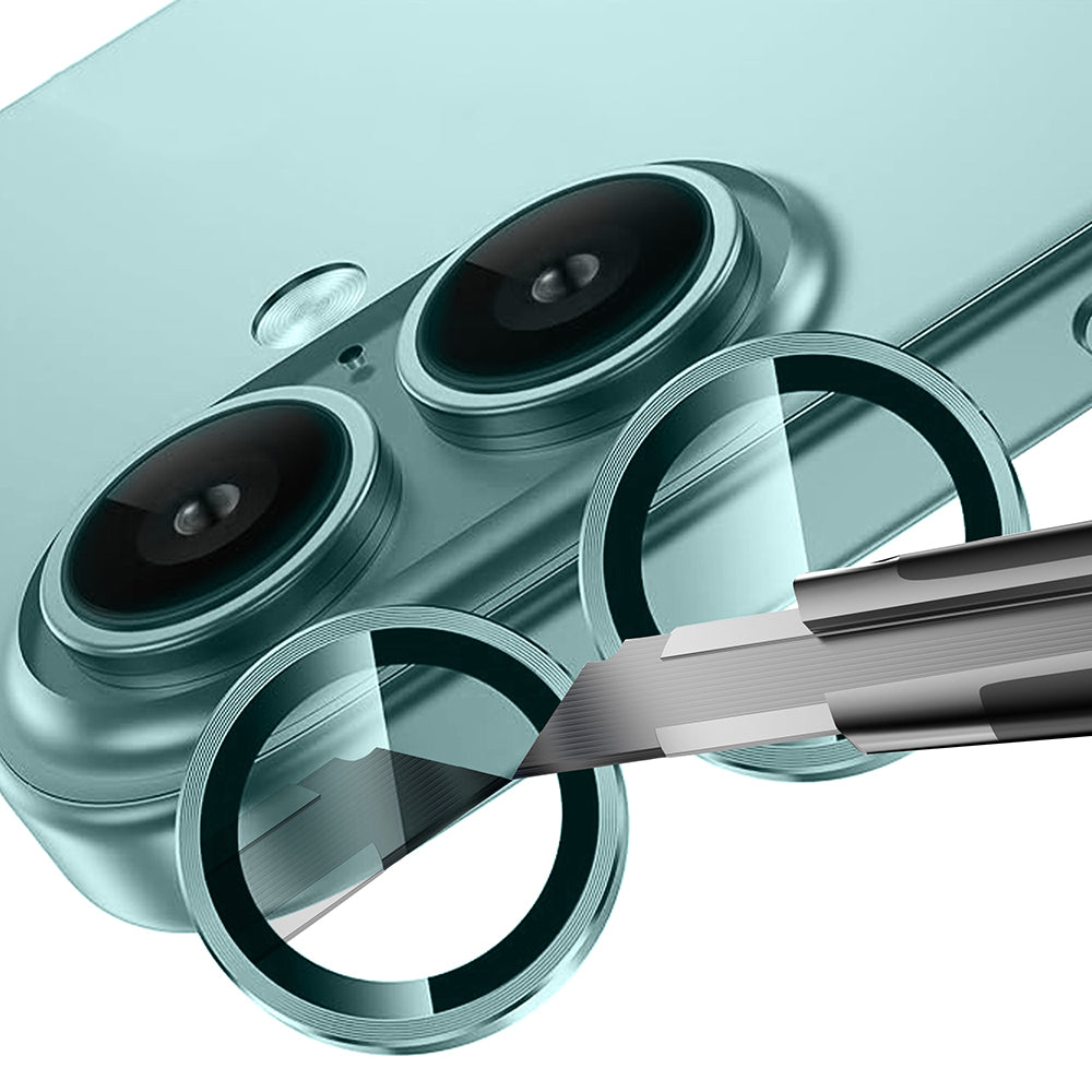 Apple iPhone 16 Zore Mikro Kamera Lens Koruyucu Siyah