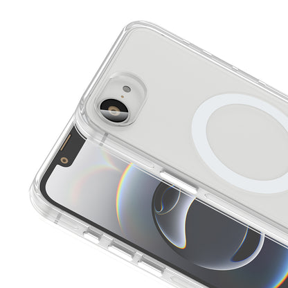 Apple iPhone 16E Kılıf M-safe Şarj Özellikli Kamera Korumalı Zore Kripto Kapak Şeffaf