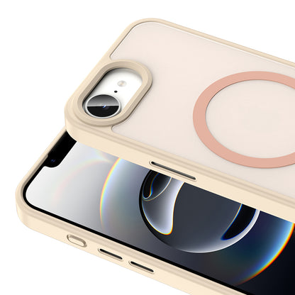 Apple iPhone 16E Kılıf M-safe Şarj Özellikli Mat Arka Yüzey Zore Sio Kapak Koyu Yeşil