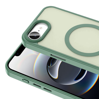 Apple iPhone 16E Kılıf M-safe Şarj Özellikli Mat Arka Yüzey Zore Sio Kapak Pembe