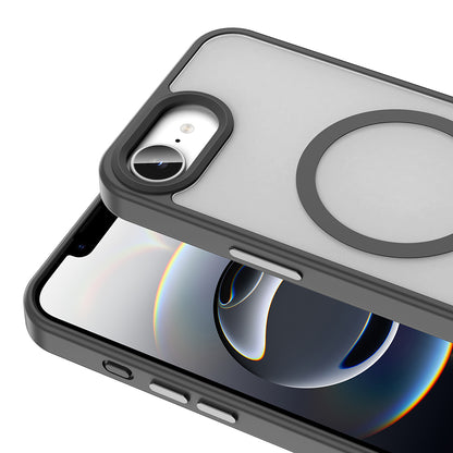 Apple iPhone 16E Kılıf M-safe Şarj Özellikli Mat Arka Yüzey Zore Sio Kapak Rose Gold