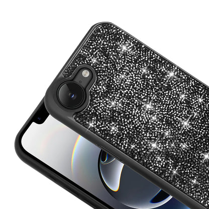 Apple iPhone 16E Kılıf Parlak Taşlı Tasarım Zore Pırlanta Kapak Gri