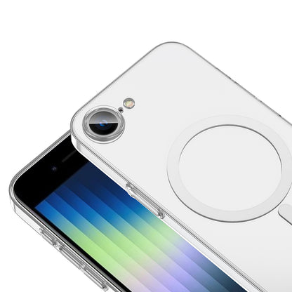 Apple iPhone 16E Kılıf Zore M-safe Şarj Özellikli Şeffaf Kamera Çerçeveli Porto Kapak Şeffaf