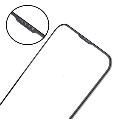 Apple iPhone 16E Zore Rika Premium Temperli Cam Ekran Koruyucu Siyah