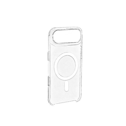 Apple iPhone 17 Air Kılıf IC Çipli Zore Wireless Şarj Özellikli Şeffaf Orjin Kapak Şeffaf