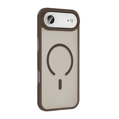 Apple iPhone 17 Air Kılıf M-safe Şarj Özellikli Mat Arka Yüzey Zore Sio Kapak Gri