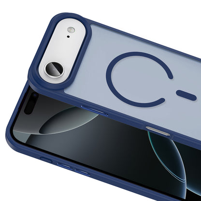 Apple iPhone 17 Air Kılıf M-safe Şarj Özellikli Mat Arka Yüzey Zore Sio Kapak Turuncu