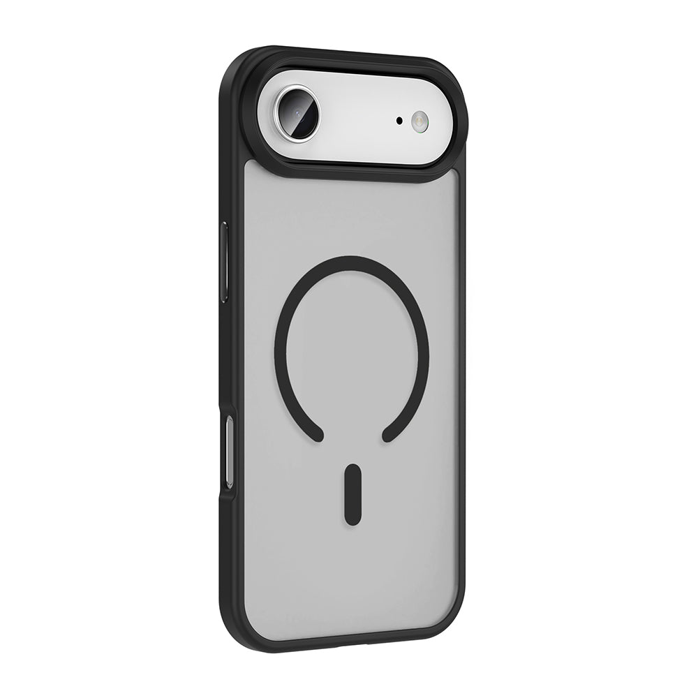 Apple iPhone 17 Air Kılıf M-safe Şarj Özellikli Mat Arka Yüzey Zore Sio Kapak Gri