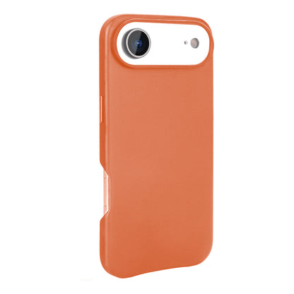 Apple iPhone 17 Air Kılıf M-safe Şarj Özellikli PU Deri Görünümlü Zore Kupra Kapak Siyah