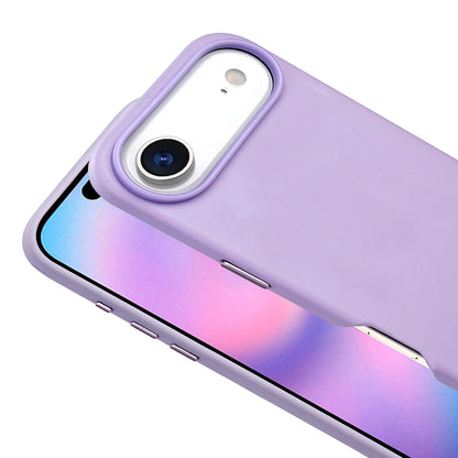 Apple iPhone 17 Air Kılıf M-safe Şarj Özellikli PU Deri Görünümlü Zore Kupra Kapak Mor