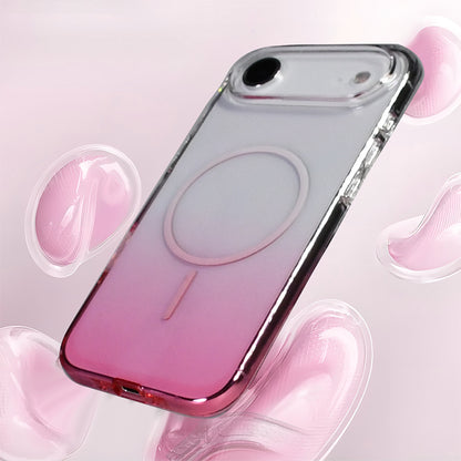 Apple iPhone 17 Air Kılıf M-Safe Şarj Özellikli Zore Septik Silikon Kapak Turuncu