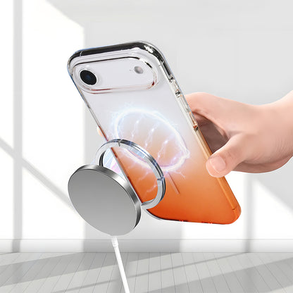 Apple iPhone 17 Air Kılıf M-Safe Şarj Özellikli Zore Septik Silikon Kapak Siyah