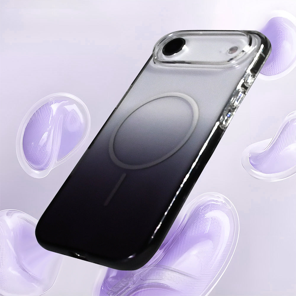 Apple iPhone 17 Air Kılıf M-Safe Şarj Özellikli Zore Septik Silikon Kapak Pembe