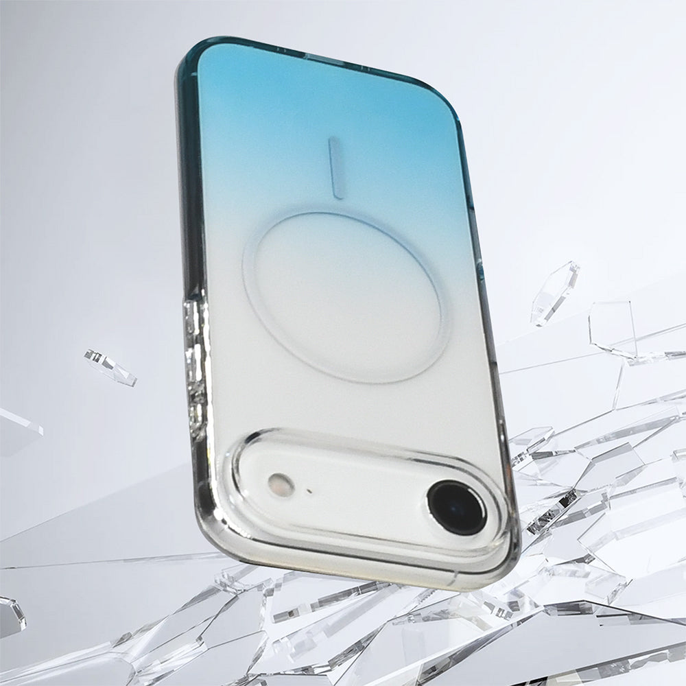 Apple iPhone 17 Air Kılıf M-Safe Şarj Özellikli Zore Septik Silikon Kapak Pembe