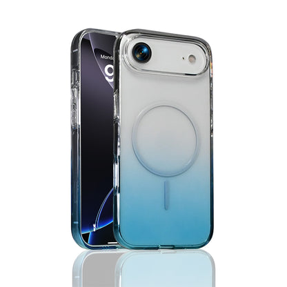 Apple iPhone 17 Air Kılıf M-Safe Şarj Özellikli Zore Septik Silikon Kapak Turkuaz