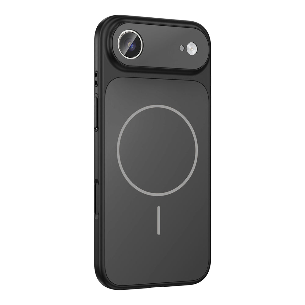 Apple iPhone 17 Air Kılıf Zore M-Safe Şarj Özellikli Kamera Korumalı Formen Kapak Gri