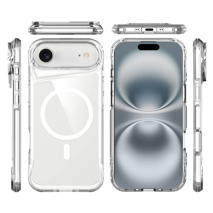 Apple iPhone 17 Air Kılıf Zore M-safe Şarj Özellikli T-Max M-safe Kapak Şeffaf