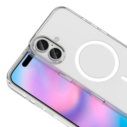 Apple iPhone 17 Kılıf M-safe Şarj Özellikli Kamera Korumalı Zore Kripto Kapak Şeffaf