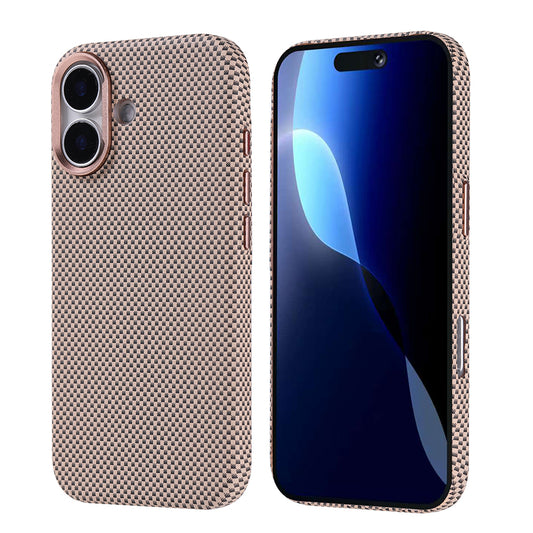 Apple iPhone 17 Kılıf M-safe Şarj Özellikli Karbon Fiber Görünümlü Zore Nekst Kapak Siyah