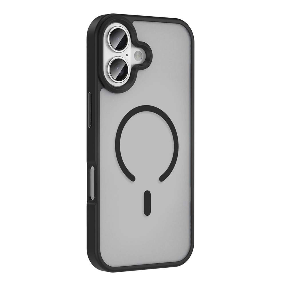 Apple iPhone 17 Kılıf M-safe Şarj Özellikli Mat Arka Yüzey Zore Sio Kapak Desert Titanyum