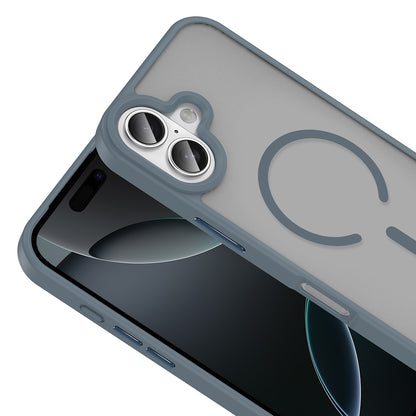 Apple iPhone 17 Kılıf M-safe Şarj Özellikli Mat Arka Yüzey Zore Sio Kapak Desert Titanyum