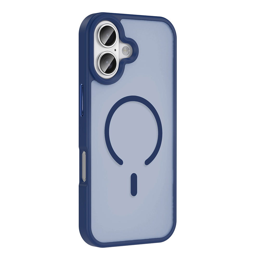 Apple iPhone 17 Kılıf M-safe Şarj Özellikli Mat Arka Yüzey Zore Sio Kapak Siyah