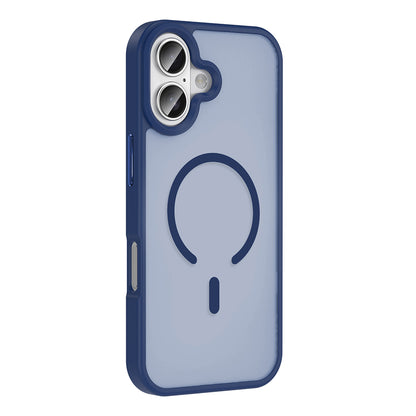 Apple iPhone 17 Kılıf M-safe Şarj Özellikli Mat Arka Yüzey Zore Sio Kapak Desert Titanyum