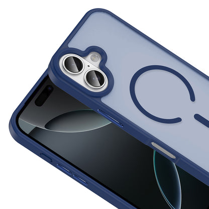 Apple iPhone 17 Kılıf M-safe Şarj Özellikli Mat Arka Yüzey Zore Sio Kapak Siyah