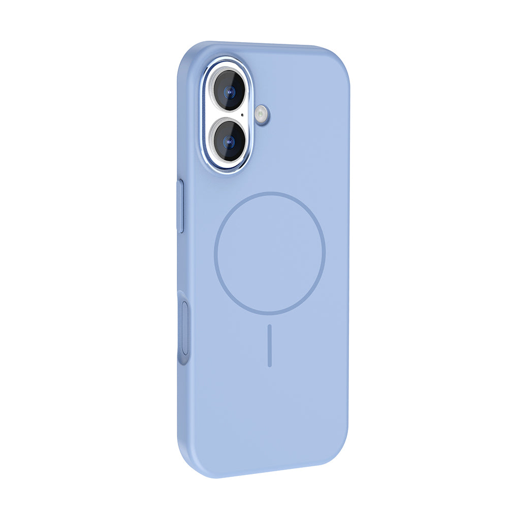 Apple iPhone 17 Kılıf M-Safe Şarj Özellikli Metal Kamera Çerçeveli Zore Edi Silikon Kapak Siyah