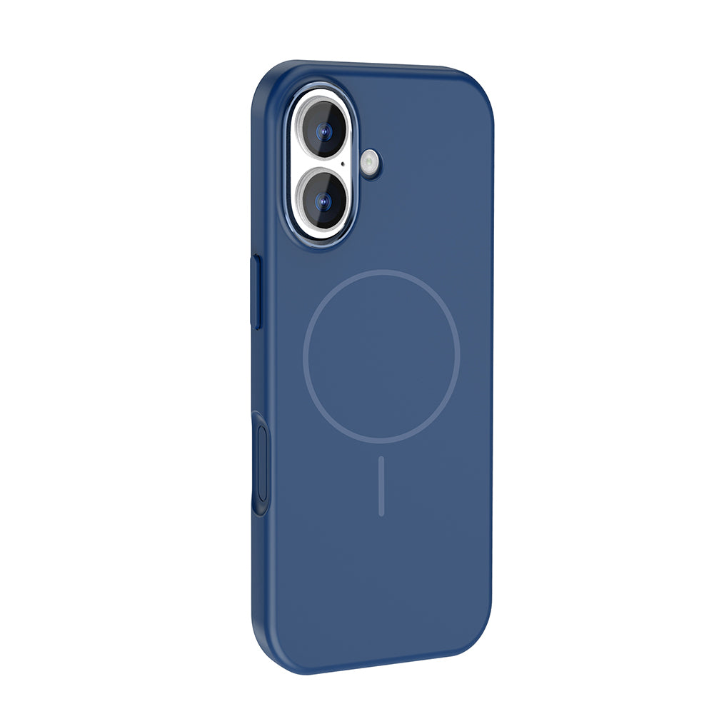 Apple iPhone 17 Kılıf M-Safe Şarj Özellikli Metal Kamera Çerçeveli Zore Edi Silikon Kapak Siyah