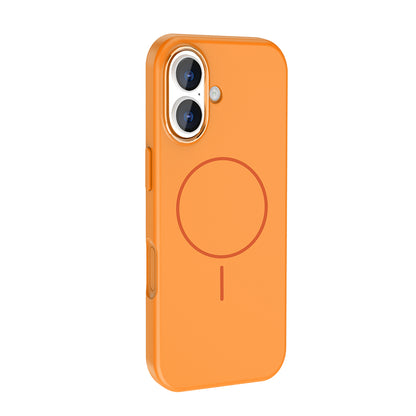 Apple iPhone 17 Kılıf M-Safe Şarj Özellikli Metal Kamera Çerçeveli Zore Edi Silikon Kapak Lila