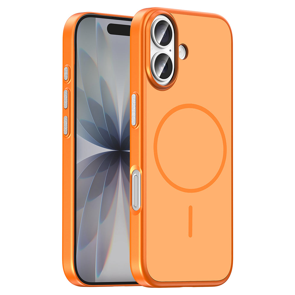 Apple iPhone 17 Kılıf M-Safe Şarj Özellikli Zore Lora PC Kapak