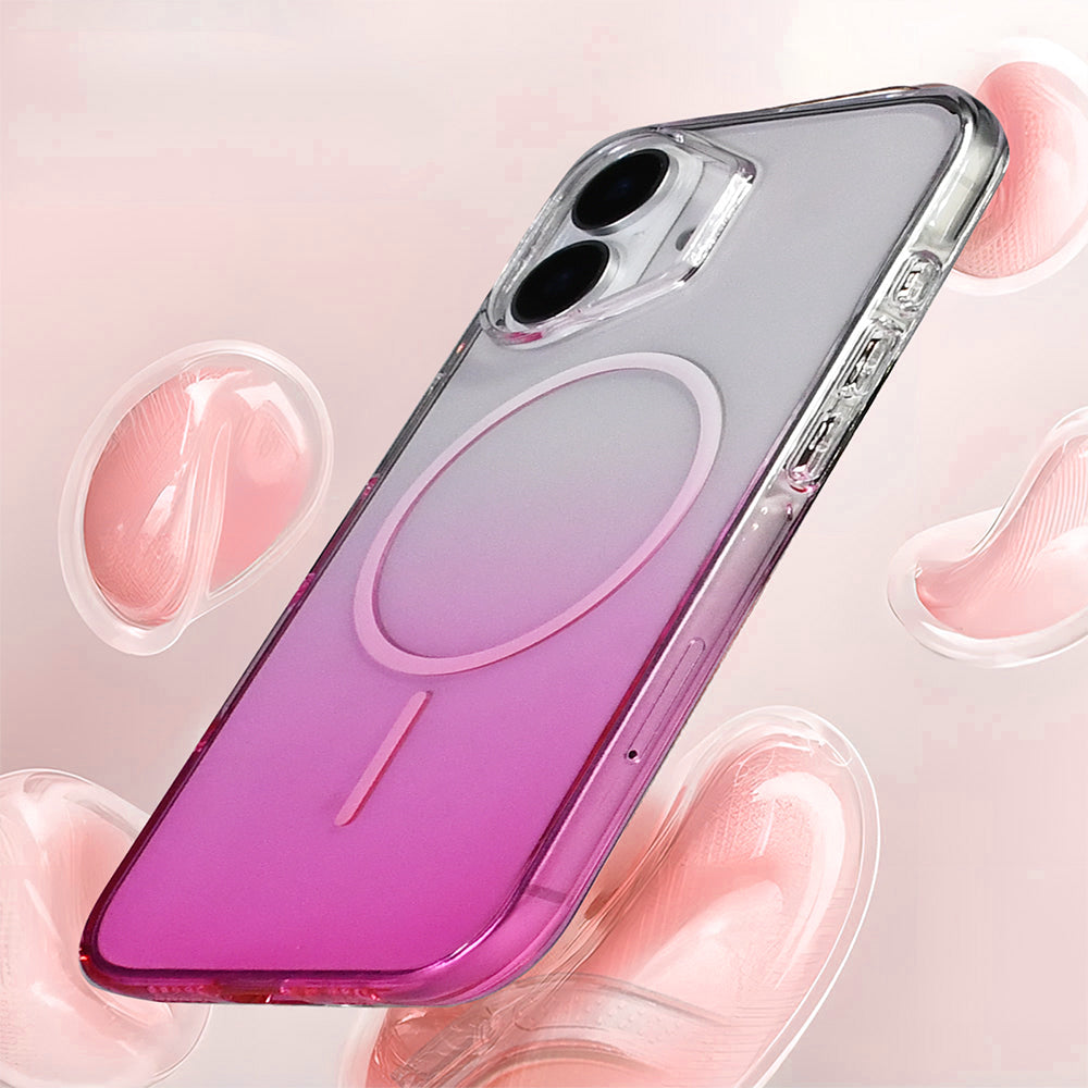 Apple iPhone 17 Kılıf M-Safe Şarj Özellikli Zore Septik Silikon Kapak Mor