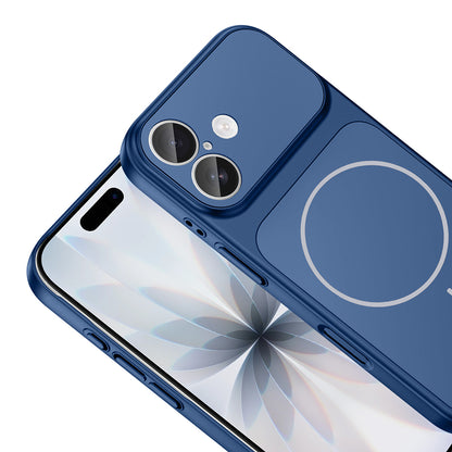 Apple iPhone 17 Kılıf Zore M-Safe Şarj Özellikli Kamera Korumalı Formen Kapak Turuncu