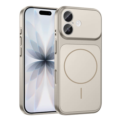 Apple iPhone 17 Kılıf Zore M-Safe Şarj Özellikli Kamera Korumalı Formen Kapak Gri