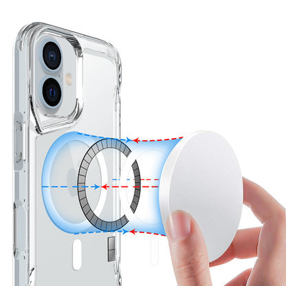 Apple iPhone 17 Kılıf Zore M-safe Şarj Özellikli T-Max M-safe Kapak Şeffaf