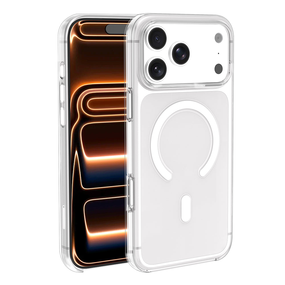 Apple iPhone 17 Pro Kılıf IC Çipli Zore Wireless Şarj Özellikli Şeffaf Orjin Kapak Şeffaf